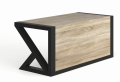 Biurko loft na metalowych nogach MAGNAT 170x80