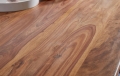 Egzotyczny stół z litego drewna sheesham 200 cm z półkami pod blatem, WOOD