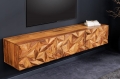 Szafka RTV ZIBI 3D wisząca 160 cm sheesham drewno naturalne
