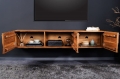 Szafka RTV ZIBI 3D wisząca 160 cm sheesham drewno naturalne