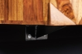 Szafka RTV ZIBI 3D wisząca 160 cm sheesham drewno naturalne