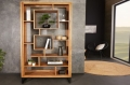 Duży regał stojący 88x190 cm loft lite lakierowane drewno akacjowe