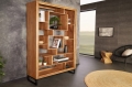 Duży regał stojący 88x190 cm loft lite lakierowane drewno akacjowe