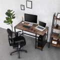 Biurko komputerowe na metalowych nogach rustykalne, loft 120 cm RADS LOFT 1