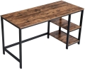 Biurko komputerowe na metalowych nogach rustykalne, industrialne 140 cm RADS LOFT V