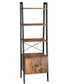 Regał z szafką w stylu industrialnym, metalowy stelaż 173 cm RADS LOFT