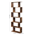 Regał na książki w stylu industrialnym, wąski 190,5 cm RADS LOFT