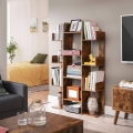 Duży regał na książki i dekoracje, w stylu industrialnym 140 cm RADS LOFT