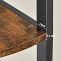 Regał narożny na książki, w industrialnym stylu 150 cm RADS LOFT