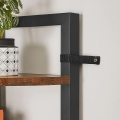 Regał narożny na książki, w industrialnym stylu 150 cm RADS LOFT