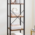 Wąski regał w stylu industrialnym, słupek na metalowym stelażu 154 cm RADS LOFT