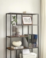 Geometryczny, stojący regał na metalowym stelażu, w stylu industrialnym 180 cm RADS LOFT