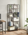 Geometryczny, stojący regał na metalowym stelażu, w stylu industrialnym 180 cm RADS LOFT
