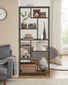 Geometryczny, stojący regał na metalowym stelażu, w stylu industrialnym 180 cm RADS LOFT