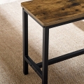 Zestaw do jadalni - stół 110/70 cm i dwie ławki w stylu industrialnym RADS