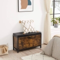 Szafka na buty z siedziskiem, zamykana, w stylu industrialnym 30/80 cm RADS