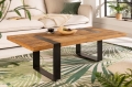 Stolik kawowy/ława BOA drewno mango 120 cm LOFT metal