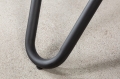 Okrągły stół ceramiczny, blat imitujący marmur, metalowe nogi loft 120cm NEVIL