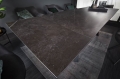 Ceramiczny stół rozkładany, blat imitujący grafit, metalowe nogi 180-260 cm IKAR