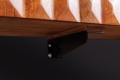 Szafka pod tv z egzotycznego drewna mango, wisząca 160 cm WENUS