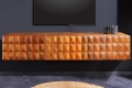 Szafka pod tv z egzotycznego drewna mango, wisząca 160 cm WENUS