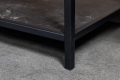 Regał metalowy, półki imitujące marmur, minimalistyczny design 185/135 cm SEKEND