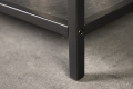 Regał metalowy, półki imitujące marmur, minimalistyczny design 185/77 cm SEKEND
