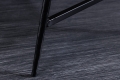 Stolik kawowy z drewna akacjowego, metalowe czarne nogi 60 cm loft TERRY