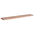 Półka z litego drewna akacjowego, naturalna krawędź drzewa 160 cm boho COLIN