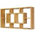 Regał wiszący w kolorze jasnego drewna, minimalistyczny design 85x47,5 cm ULLA