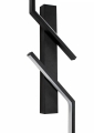 Nowoczesny kinkiet, metalowy stelaż w kolorze czarnym 100 cm SUVE