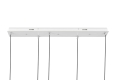Nowoczesna lampa LED, metal w kolorze złota, szklane klosze 99 cm PAULA