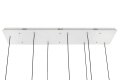 Nowoczesna lampa LED, metal w kolorze złota, szklane klosze 99 cm PAULA II