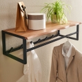 Wieszak z litego drewna akacjowego, 80 cm NUMO