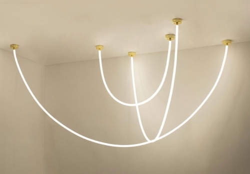 Nowoczesna lampa wisząca LED SANTIAGO 400 cm