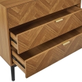 Komoda JODEŁKA z trzema szufladami na sosnowym stelażu
