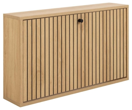 Wisząca szafka na buty z lamelami - MEGGI