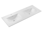Podwójna umywalka meblowa, biały mat 120 cm ETIKA