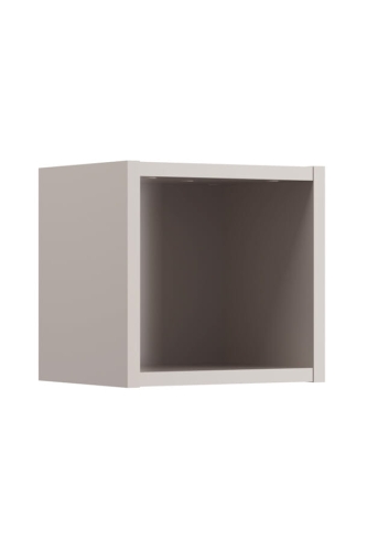Wisząca otwarta szafka łazienkowa, w kolorze kaszmir 26,5/28 cm TAJGA