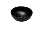 Okrągła umywalka nablatowa, ceramiczna, w kolorze czarnym 32 cm DOMENICA