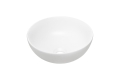 Okrągła umywalka nablatowa, ceramiczna, w kolorze białym 32 cm DOMENICA