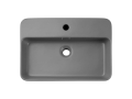 Ceramiczna umywalka nablatowa, w kolorze matowym szarym 55 cm PERI