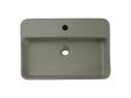 Ceramiczna umywalka nablatowa, w kolorze matowym khaki 55 cm PERI