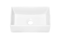 Umywalka łazienkowa nablatowa w kolorze białym 35 cm RIX