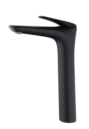 Bateria łazienkowa nablatowa w kolorze czarnym, wysoka 29 cm TOLLY