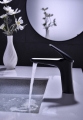 Bateria łazienkowa umywalkowa w kolorze czarnym, niska 15 cm DOKS