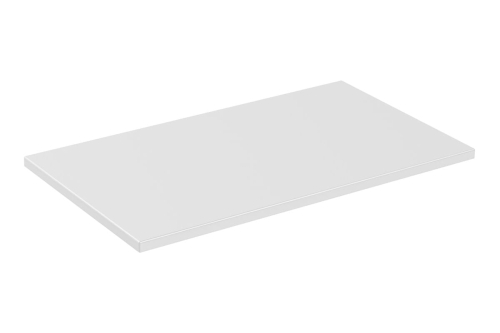 Blat na szafkę łazienkową w kolorze białym 80 cm FRANK