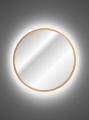 Lustro LED w kolorze złotym 80 cm GERSA