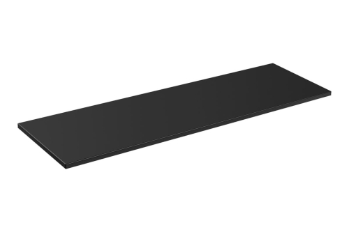 Blat na szafkę łazienkową w kolorze czarnym 180 cm ETSY BLACK