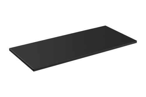 Blat na szafkę łazienkową w kolorze czarnym 120 cm ETSY BLACK